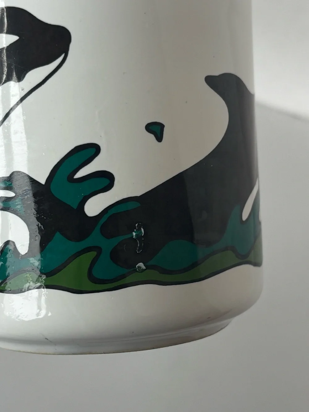 Vintage Huatulco, Mexico 3D Orca Coffee Mug